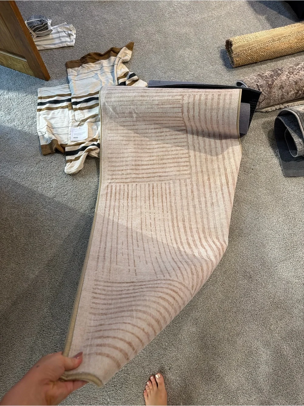 Ruggable Neutral Beige Runner Rug